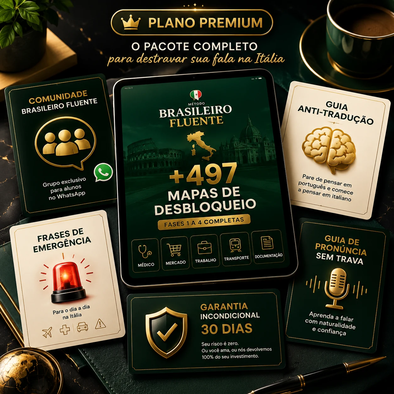 Brasileiro Fluente — método completo, bônus e garantia